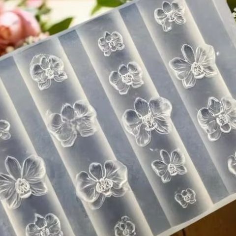 Orchid Phalaenopsis - 3D Silicone Nail Mold Phalaenopsis Flower
