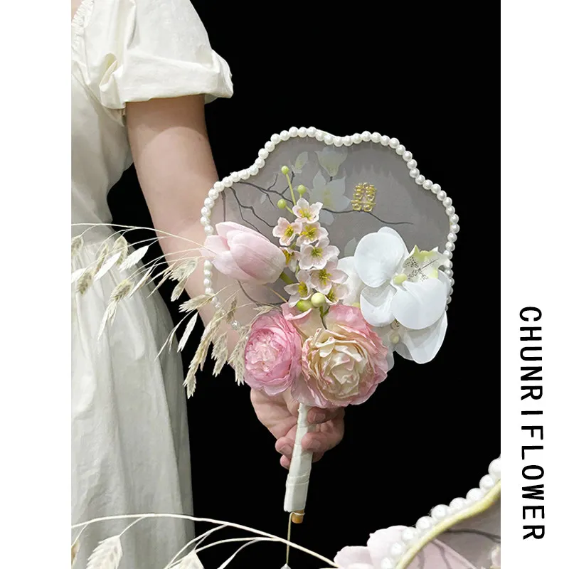 New Chinese-style bouquet brid - Orchid Phalaenopsis 评论和价格