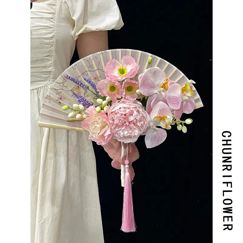 New Chinese-style bouquet brid - Orchid Phalaenopsis 评论和价格